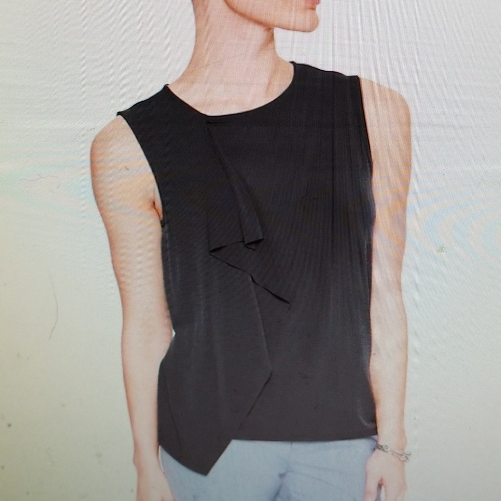 Nwt Banana republic sleeveless black blouse
